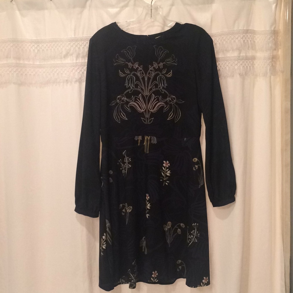 Long sleeve floral dress